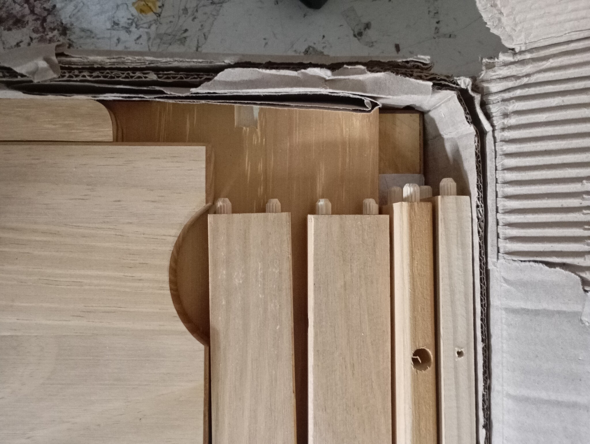 vidaXL Tv-meubel OTTA 113,5x43x57 cm massief grenenhout