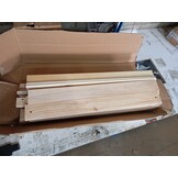 vidaXL Hoogslaper massief grenenhout 90x200 cm