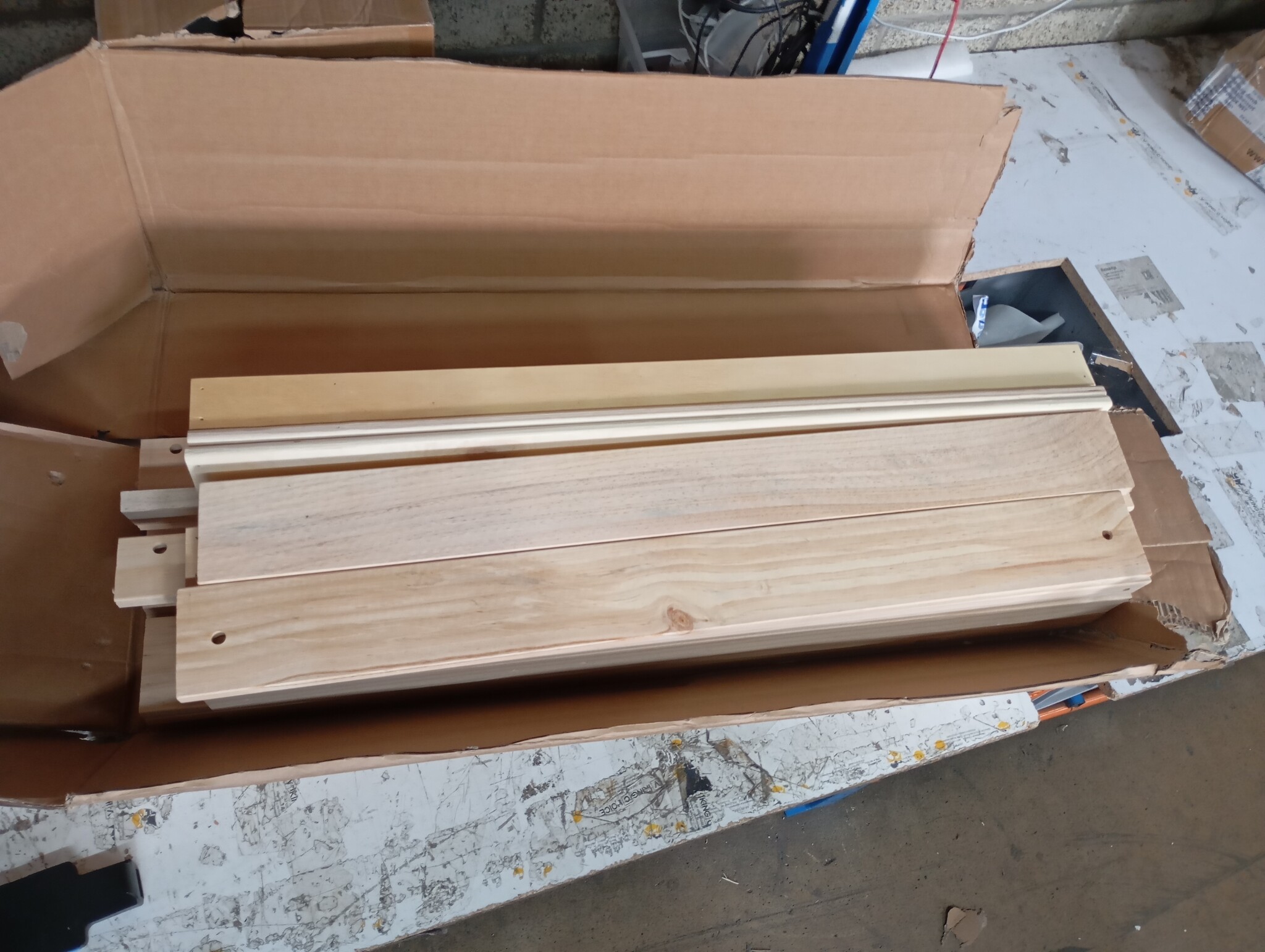 vidaXL Hoogslaper massief grenenhout 90x200 cm