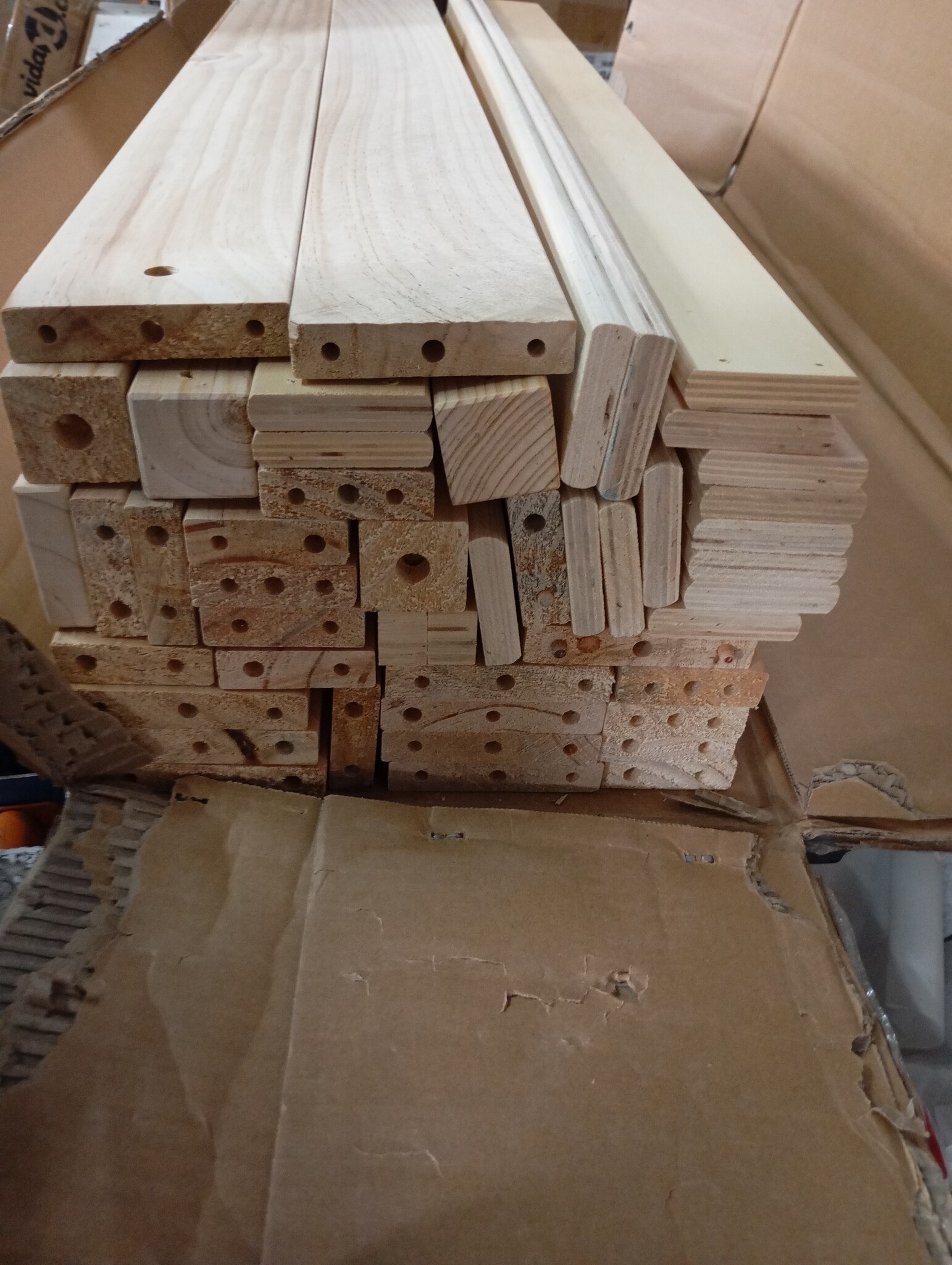 vidaXL Hoogslaper massief grenenhout 90x200 cm