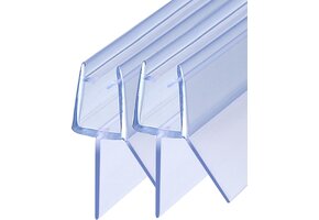 Douchestrip Vervanging 2x100cm Transparant PVC - 71% Korting!