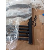 vidaXL Radiator / handdoekenrek recht 500x764 mm zwart