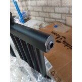 vidaXL Radiator / handdoekenrek recht 500x764 mm zwart
