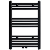 vidaXL Radiator / handdoekenrek recht 500x764 mm zwart
