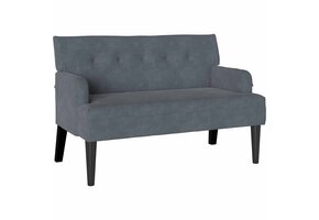 Chesterfield Bank Donkergrijs Fluweel - 52% Korting!