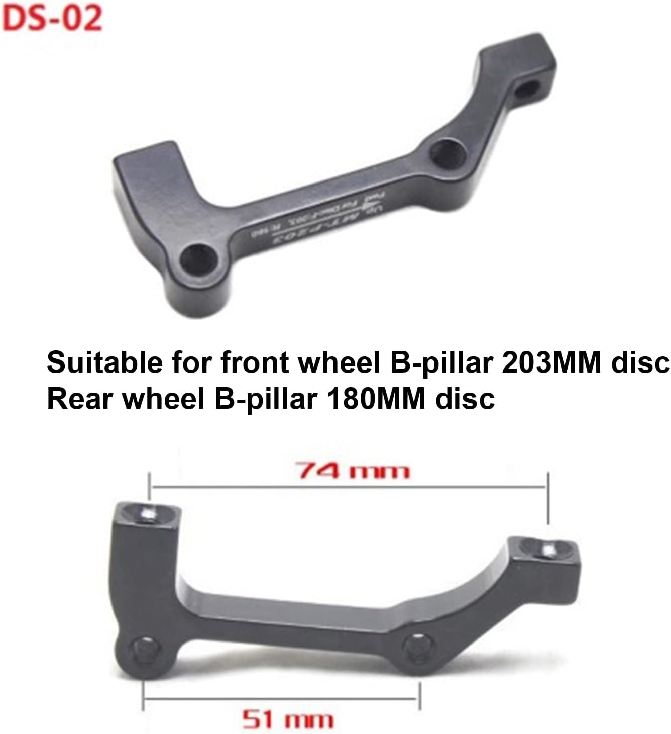 Fiets Schijfremadapter Aluminiumlegering - 75% Korting