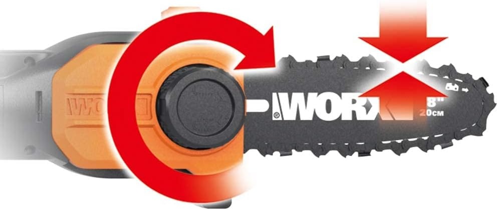 Worx 18V (20V MAX) Accu Telescoop Heggenschaar + Snoeizaag 2.0 Ah