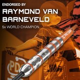 Target Darts Raymond van Barneveld RVB 22G/23G/24G Wolfraam Stalen Uiteinde Darts Set - 9 Pro Grip Schachten - 9 Pro Ultra Vluchten – Dart Portemonnee - Dart Counter App Coupon Bundle