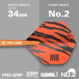 Target Darts Raymond van Barneveld RVB 22G/23G/24G Wolfraam Stalen Uiteinde Darts Set - 9 Pro Grip Schachten - 9 Pro Ultra Vluchten – Dart Portemonnee - Dart Counter App Coupon Bundle