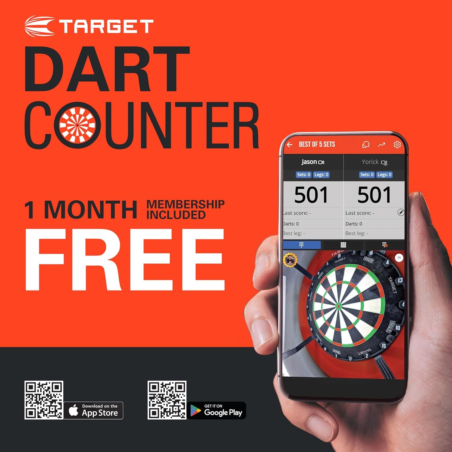 Target Darts Raymond van Barneveld RVB 22G/23G/24G Wolfraam Stalen Uiteinde Darts Set - 9 Pro Grip Schachten - 9 Pro Ultra Vluchten – Dart Portemonnee - Dart Counter App Coupon Bundle