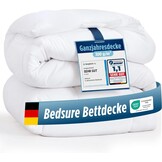 BEDSURE Dekbed 135x200 4 Seizoenen - Dekbedden 135x200cm Oeko-TEX Gecertificeerd - 300GSM Zachte Warme Duvet Slaapdeken voor Allergiepatiënten, Wit - Maat 135x200 cm