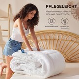 BEDSURE Dekbed 135x200 4 Seizoenen - Dekbedden 135x200cm Oeko-TEX Gecertificeerd - 300GSM Zachte Warme Duvet Slaapdeken voor Allergiepatiënten, Wit - Maat 135x200 cm