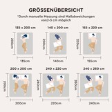 BEDSURE Dekbed 135x200 4 Seizoenen - Dekbedden 135x200cm Oeko-TEX Gecertificeerd - 300GSM Zachte Warme Duvet Slaapdeken voor Allergiepatiënten, Wit - Maat 135x200 cm