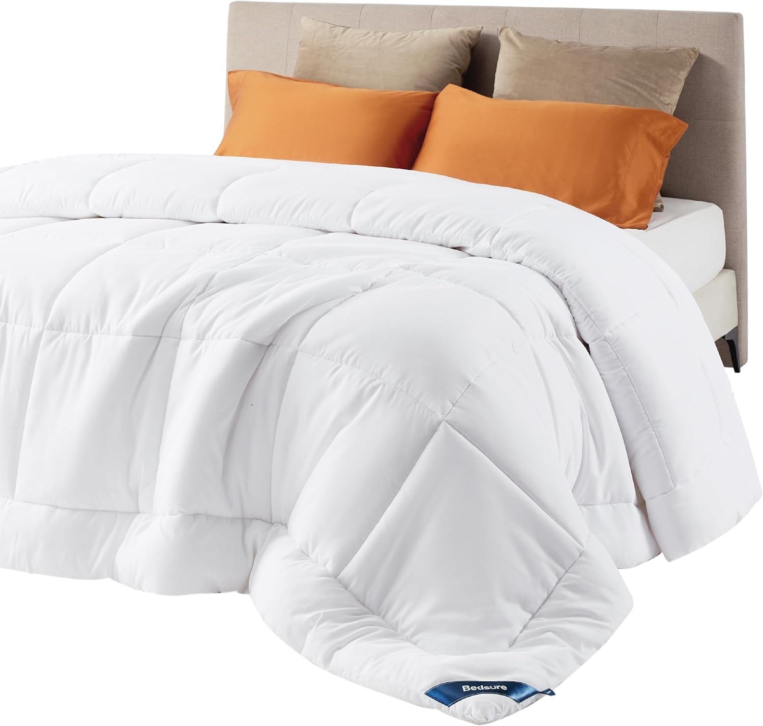 BEDSURE Dekbed 135x200 4 Seizoenen - Dekbedden 135x200cm Oeko-TEX Gecertificeerd - 300GSM Zachte Warme Duvet Slaapdeken voor Allergiepatiënten, Wit - Maat 135x200 cm