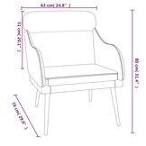 Zwarte Fluweel Fauteuil met Metalen Frame - 34% Korting