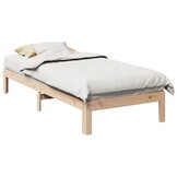 vidaXL Bedframe zonder matras massief grenenhout 90x200 cm