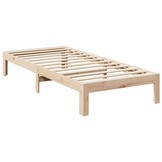 vidaXL Bedframe zonder matras massief grenenhout 90x200 cm