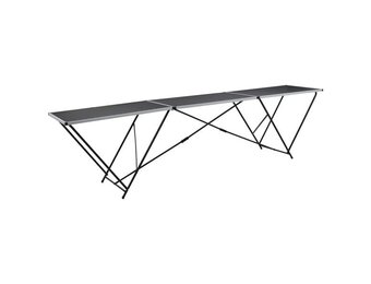 vidaXL Behangtafel inklapbaar 300x60x78 cm MDF en aluminium