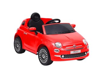 vidaXL Kinderauto Fiat 500 elektrisch rood