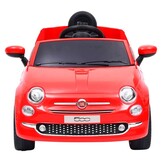 vidaXL Kinderauto Fiat 500 elektrisch rood