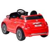 vidaXL Kinderauto Fiat 500 elektrisch rood