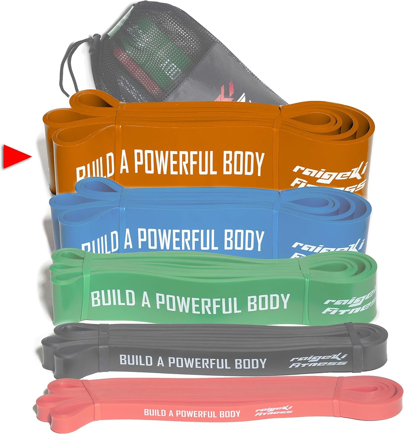 Weerstandsband Krachttraining Oranje (40-100kg) | 28% Korting