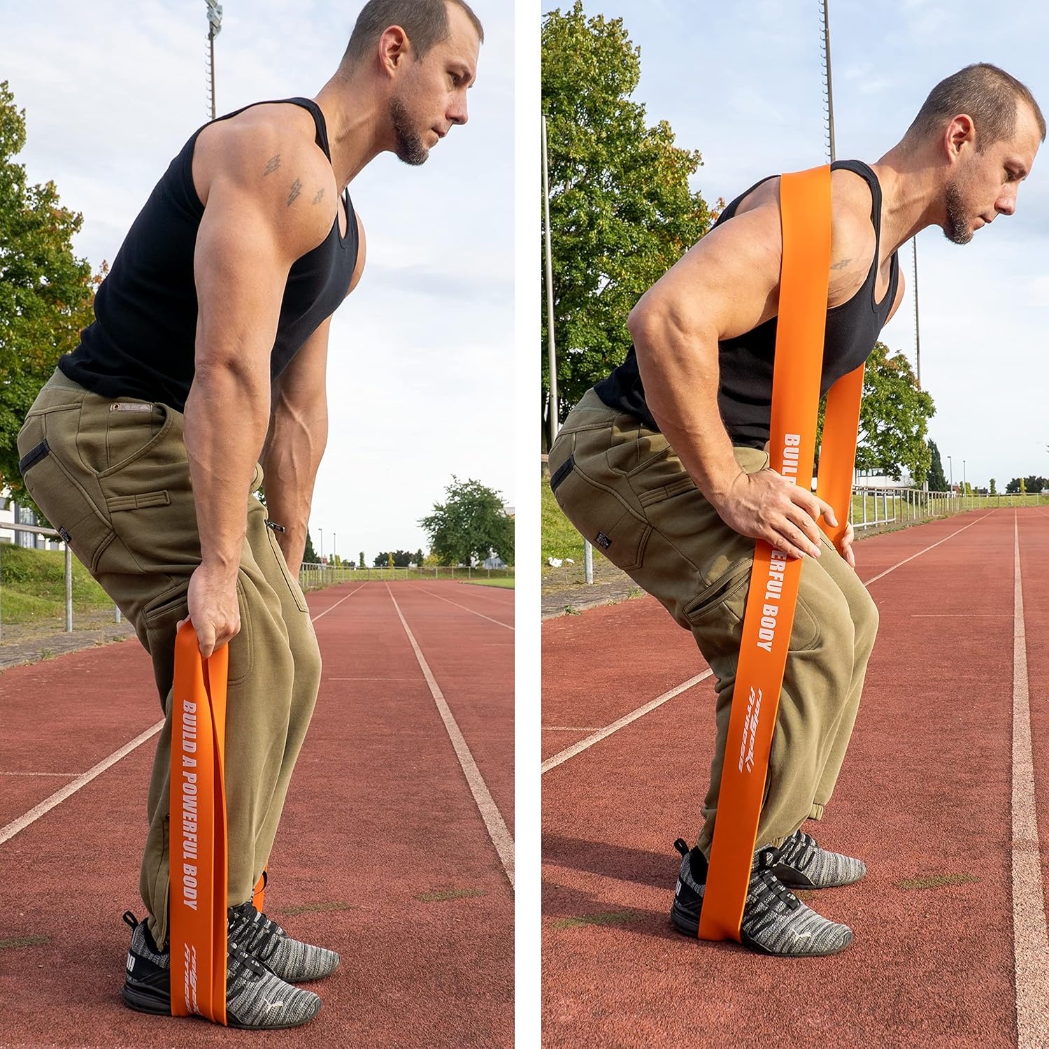 Weerstandsband Krachttraining Oranje (40-100kg) | 28% Korting
