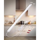SIBI LIGHTING LED Onderbouwlamp Keuken 90cm Dimbare Keukenverlichting met Sensorgestuurde Bediening, Neutraal Wit 4000K