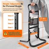 DePango Staande Hulp met In hoogte Verstelbare Handgrepen - Aluminium Legering