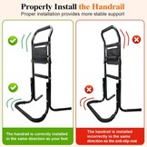 DePango Staande Hulp met In hoogte Verstelbare Handgrepen - Aluminium Legering