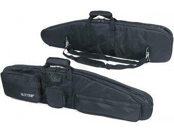 SUTTER Premium dubbele wapentas 125 x 37 cm - geweertas voor twee lange wapens met optische geweerkoffer