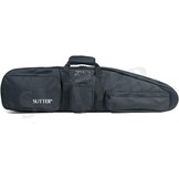 SUTTER Premium dubbele wapentas 125 x 37 cm - geweertas voor twee lange wapens met optische geweerkoffer