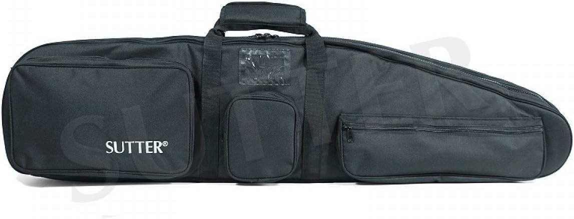 SUTTER Premium dubbele wapentas 125 x 37 cm - geweertas voor twee lange wapens met optische geweerkoffer