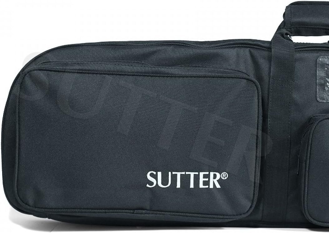 SUTTER Premium dubbele wapentas 125 x 37 cm - geweertas voor twee lange wapens met optische geweerkoffer