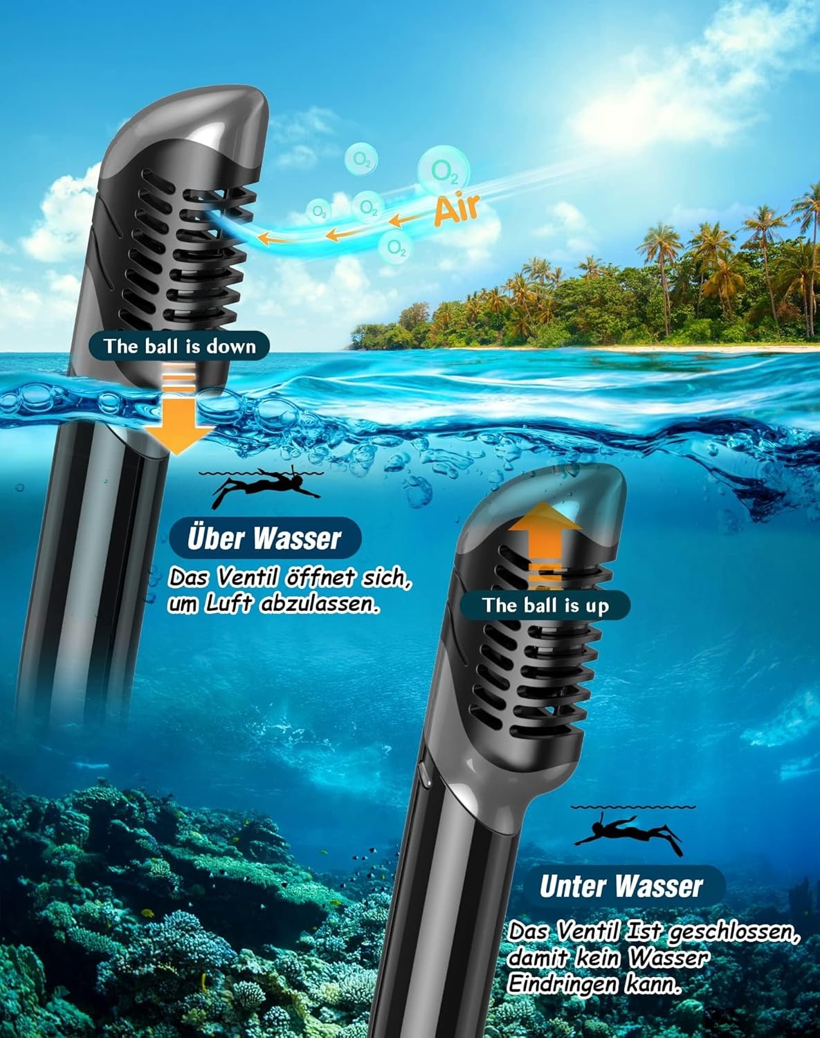 Snorkelset Volwassenen met Verstelbare Flippers & Panoramisch Masker - 28% Korting