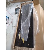 vidaXL Badkamerkast Zwart Eiken 30 x 30 x 183.5 cm Bewerkt hout
