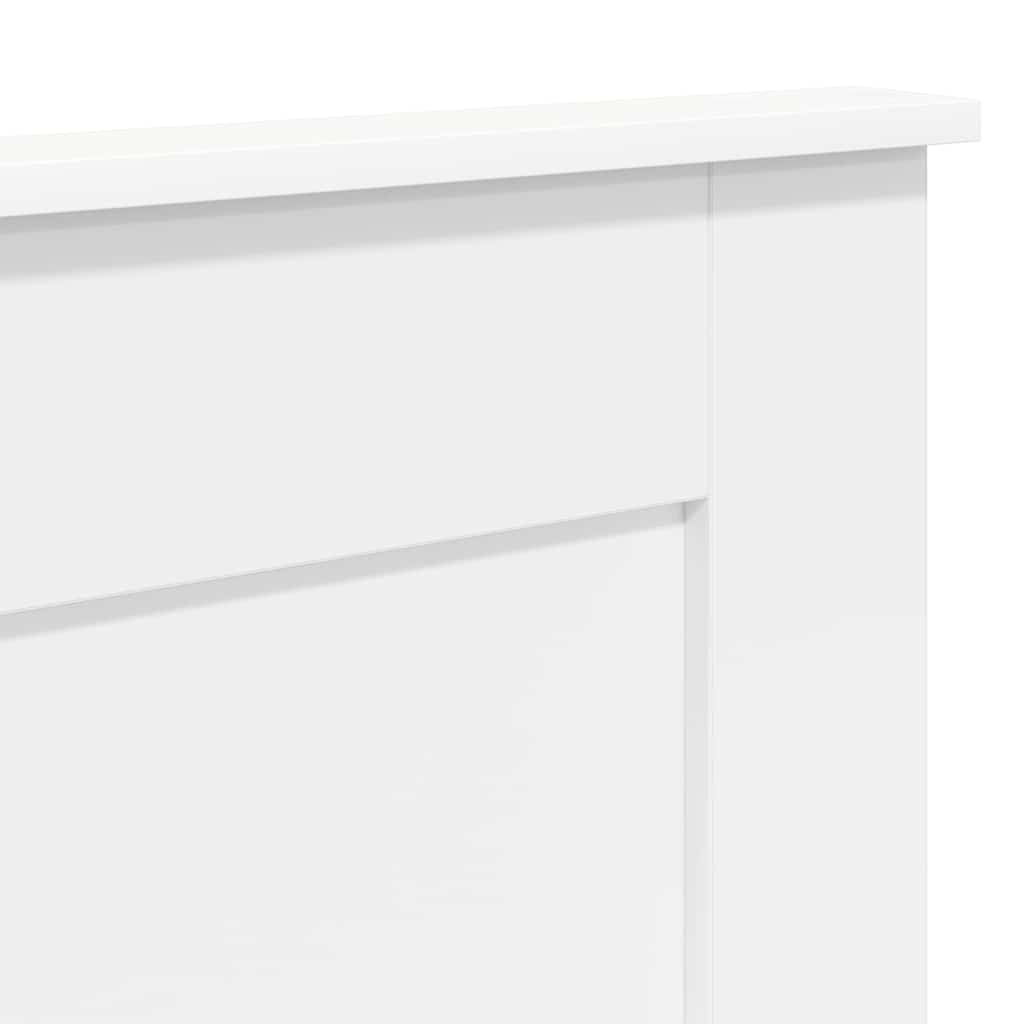 vidaXL Hoofdbord met hoofdeinde Wit 180 cm Bewerkt hout