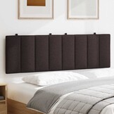 vidaXL Hanko Hoofdbordkussen 160cm Stof Donkerbruin - 29% Korting!
