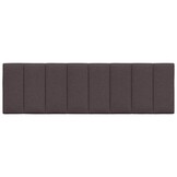 vidaXL Hanko Hoofdbordkussen 160cm Stof Donkerbruin - 29% Korting!