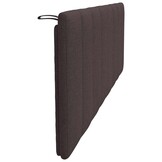 vidaXL Hanko Hoofdbordkussen 160cm Stof Donkerbruin - 29% Korting!