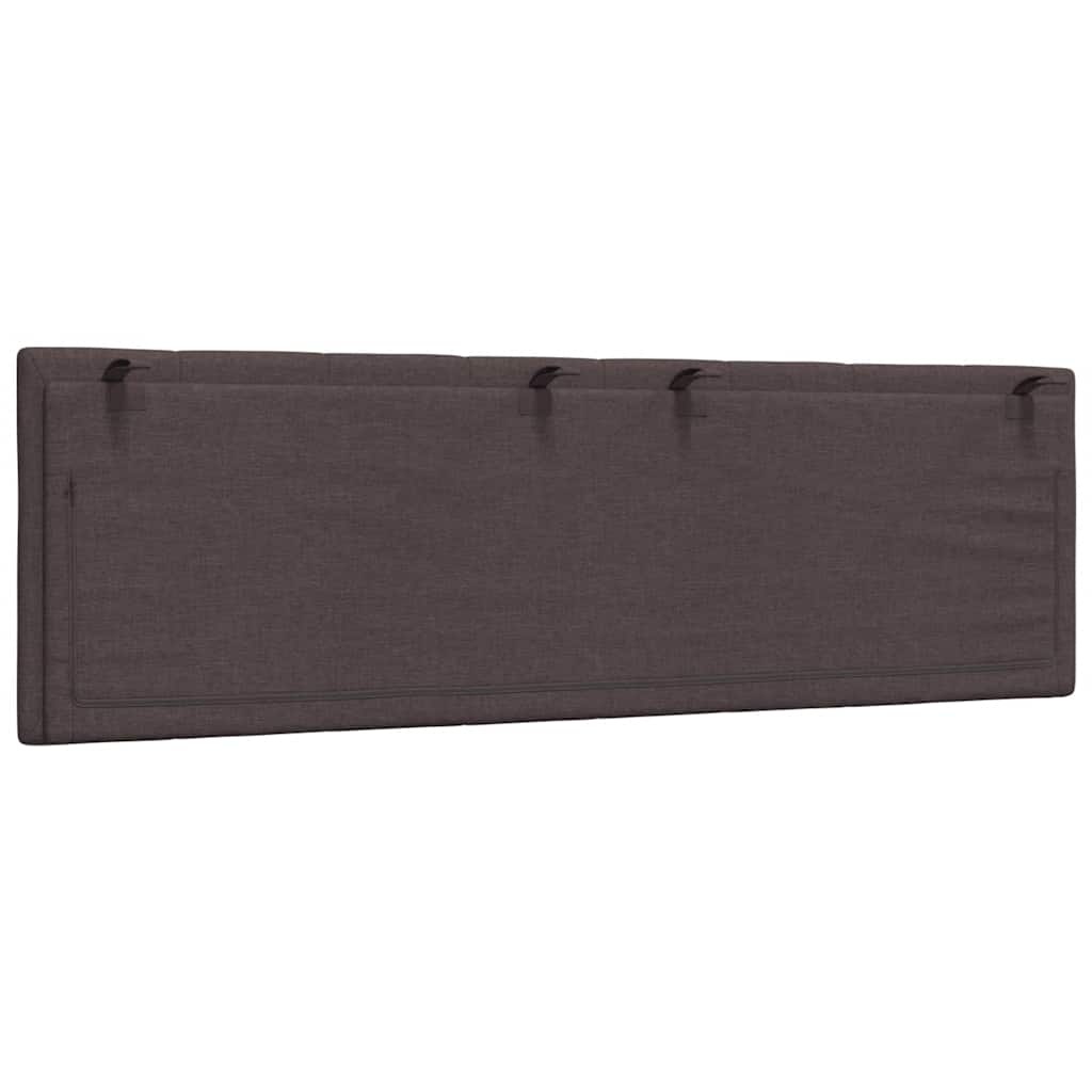 vidaXL Hanko Hoofdbordkussen 160cm Stof Donkerbruin - 29% Korting!
