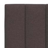 vidaXL Hanko Hoofdbordkussen 160cm Stof Donkerbruin - 29% Korting!