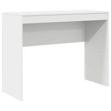 vidaXL Bureau Wit 100 x 40 x 76 cm Bewerkt hout