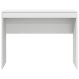 vidaXL Bureau Wit 100 x 40 x 76 cm Bewerkt hout