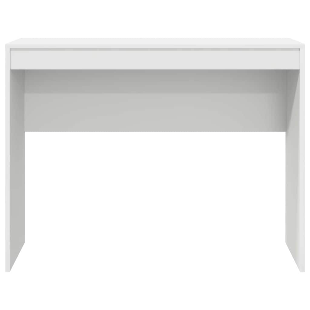 vidaXL Bureau Wit 100 x 40 x 76 cm Bewerkt hout