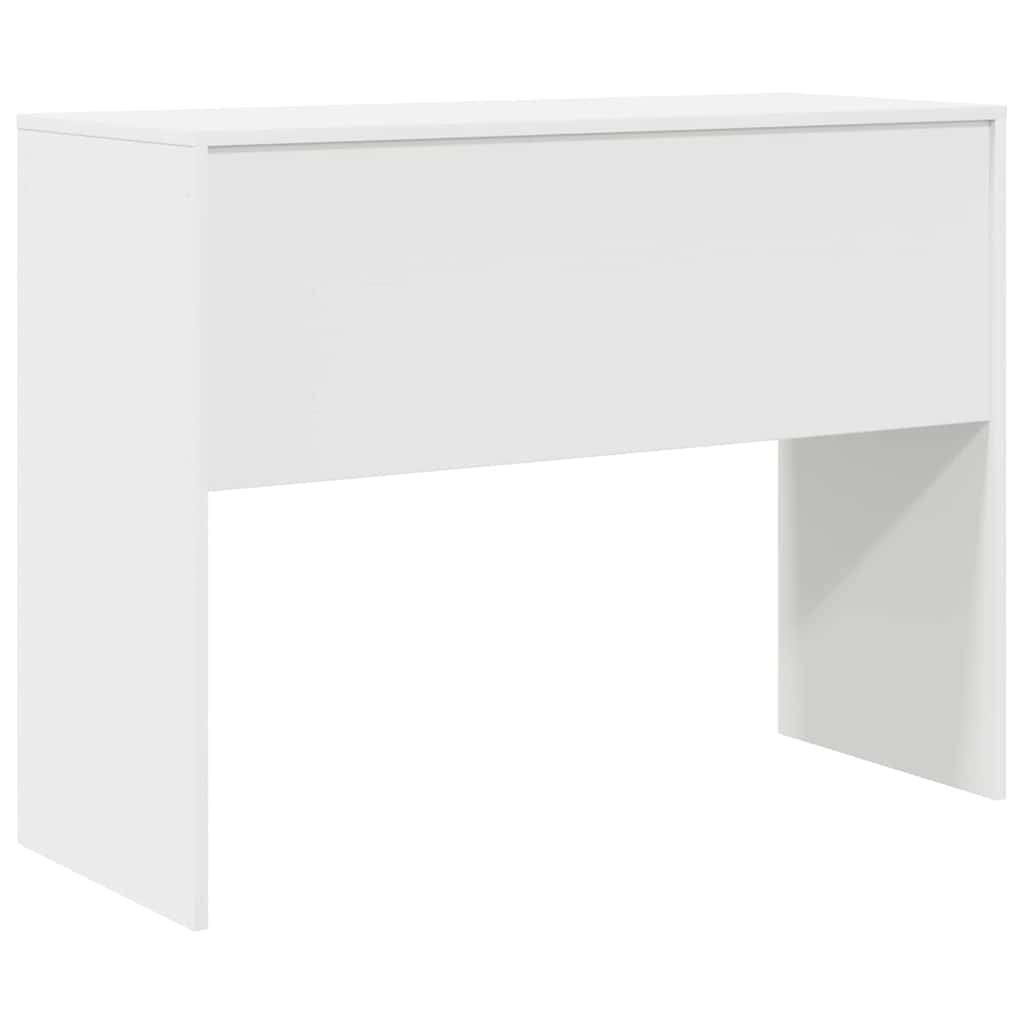 vidaXL Bureau Wit 100 x 40 x 76 cm Bewerkt hout