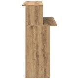 vidaXL Receptiebalie 100x50x103,5cm bewerkt hout artisanaal eikenkleur