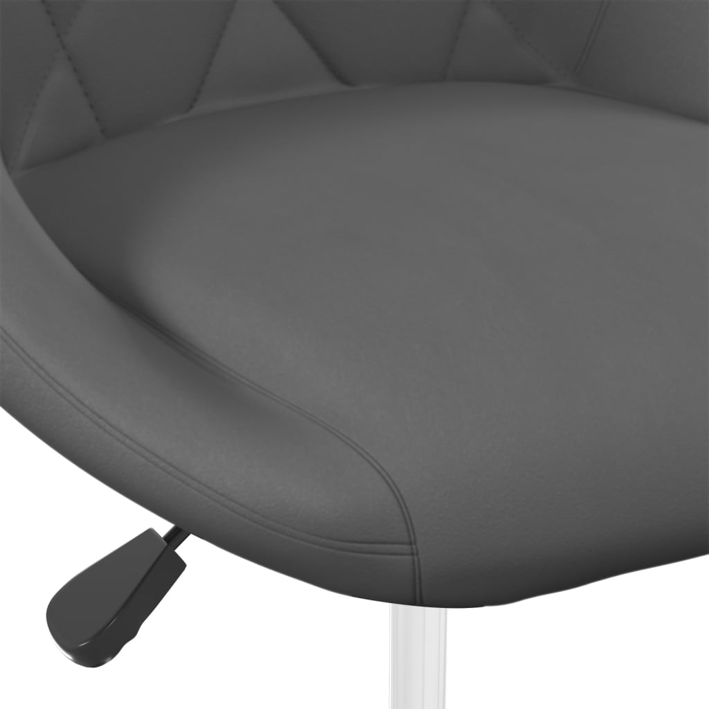 Draaibare Eetkamerstoelen (2 stuks) Donkergrijs - 34% Korting!
