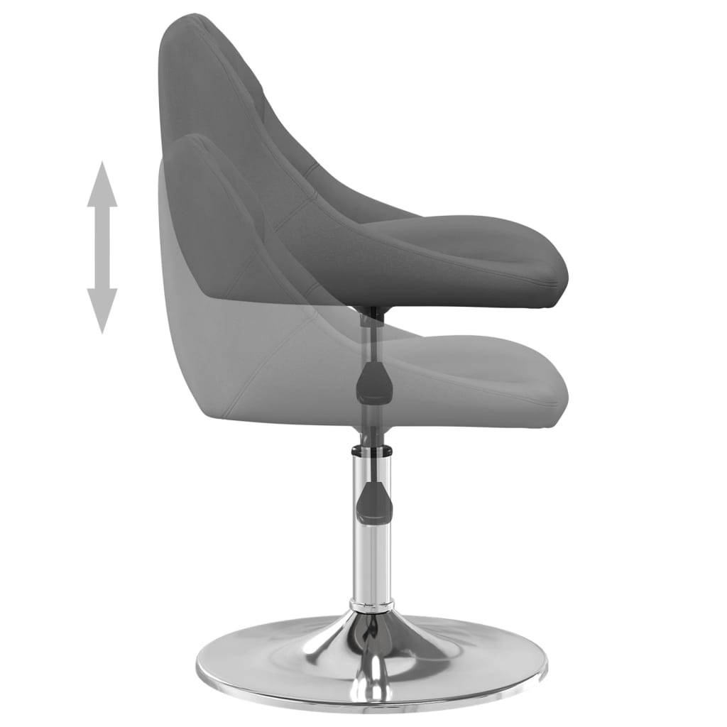 Draaibare Eetkamerstoelen (2 stuks) Donkergrijs - 34% Korting!