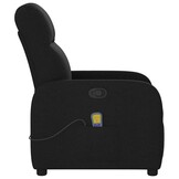 Verstelbare Massagestoel Stof Zwart - 35% Korting